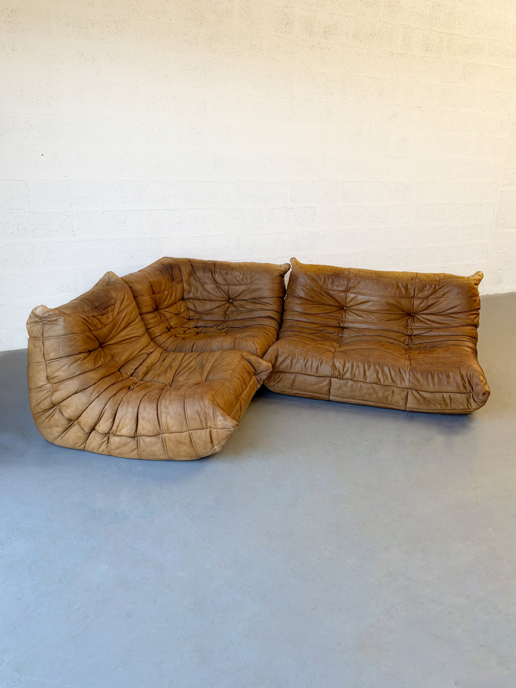 Ensemble canapé « Togo » par Michel Ducaroy pour Ligne Roset – Vintage 1970s