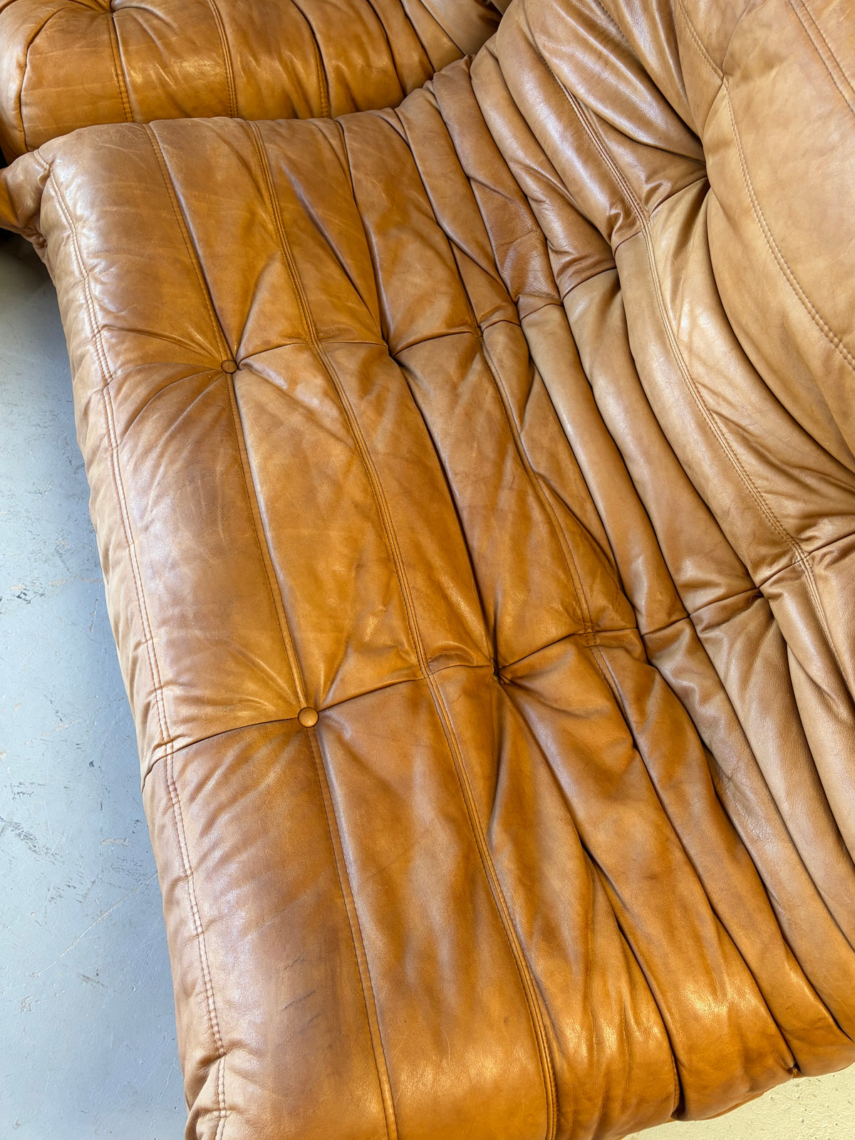 Ensemble canapé « Togo » par Michel Ducaroy pour Ligne Roset – Vintage 1970s