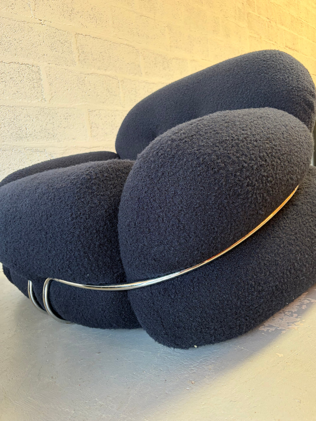 Paire de fauteuils modèle "Okay" italiens 1970 par Adriano Piazzesi